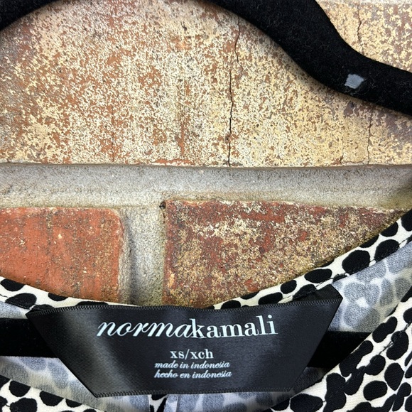 Norma Kamali Ruched Printed Bodycon Dress XS - Picture 3 of 6